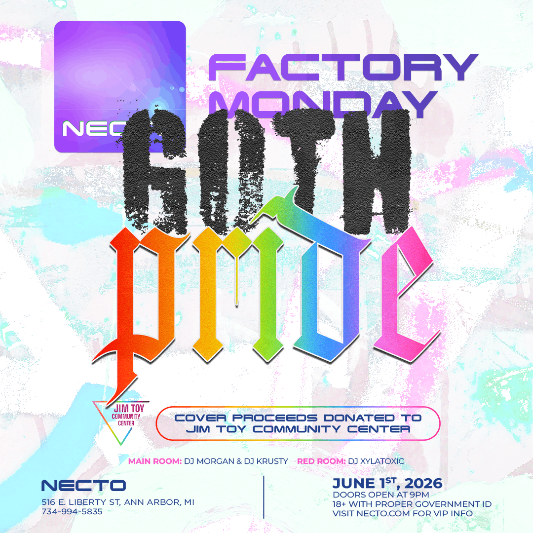 Goth Pride | Jun 01, 2026 | Necto Nightclub, Ann Arbor, Michigan